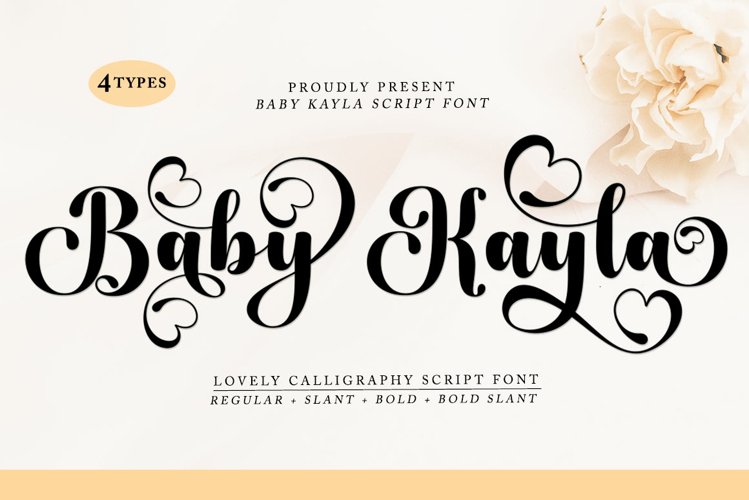 Baby Kayla Script Font
