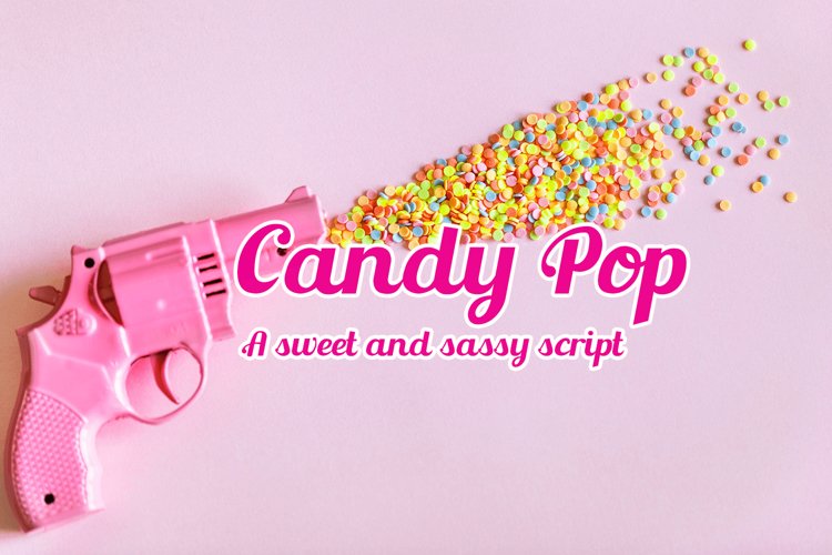 Candy Pop - Retro Script Font