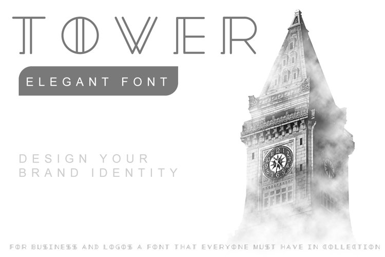 Tower - Minimal Brand Font