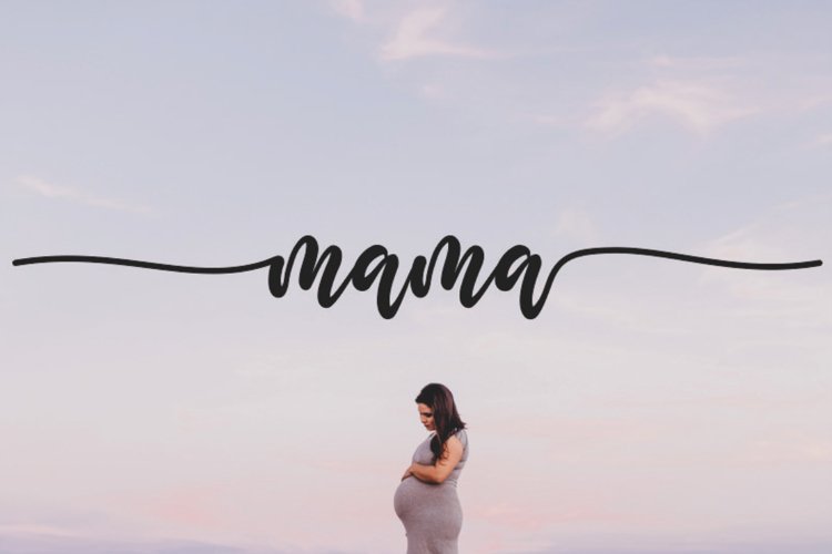 Mama - A Lovely Script Font