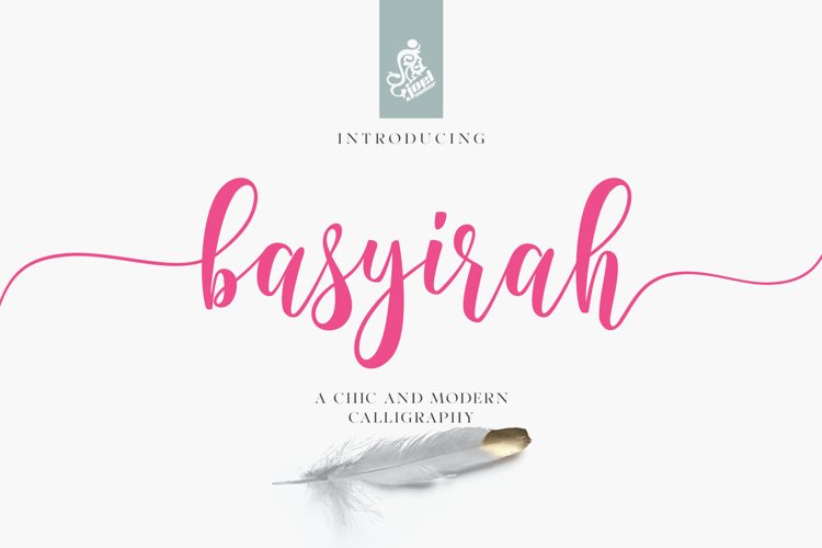 A Modern Calligraphy Font - Basyirah