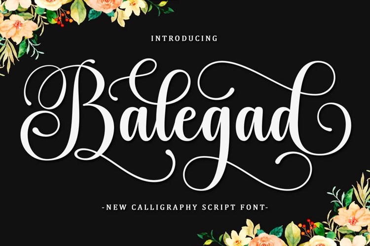 Balegad Script Font