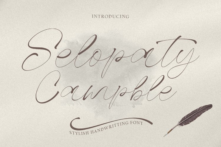 Selopaty Campble | Signature Font