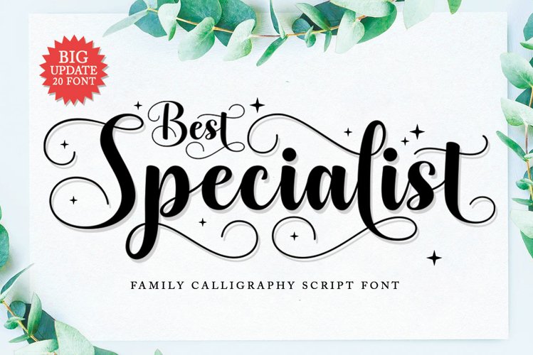 Best Specialist Family Font