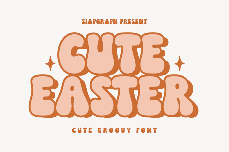 Cute Easter - Cute Groovy Font