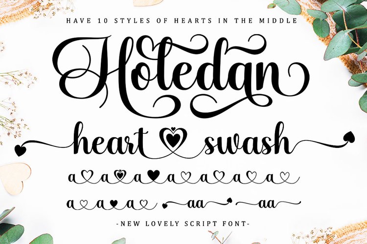 Holedan Heart Font