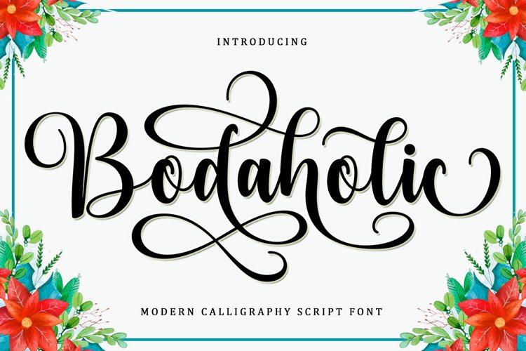 Bodaholic Script Font