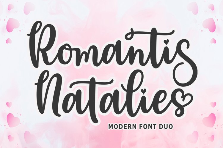 Romantis Natalies Font Duo