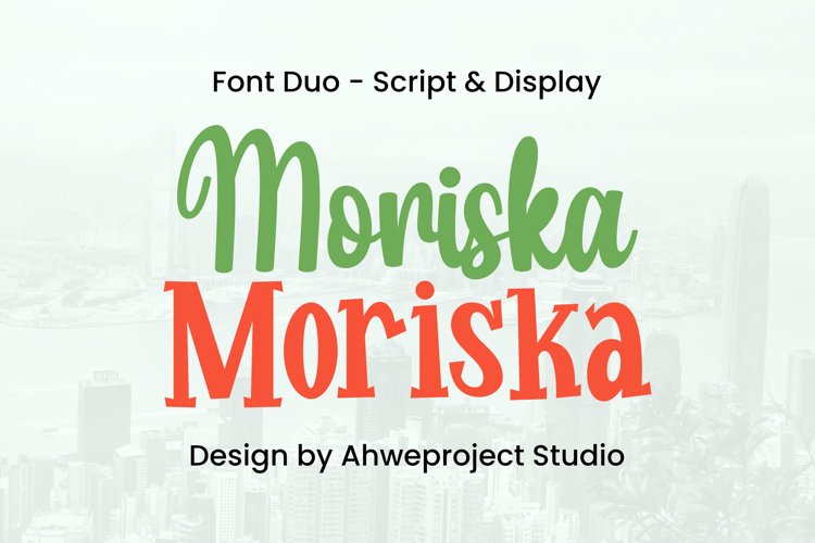 Moriska - Font Duo