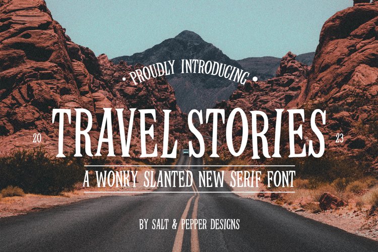 Travel Stories Font Duo
