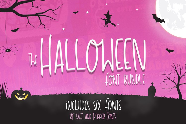 The Halloween Font Bundle