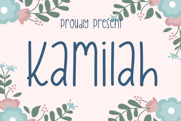 Kamilah Font - A Sweet Handwritten Font
