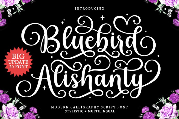 Bluebird Alishanty Family Font