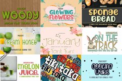 Best July Font Bundle Include 50 Font Product Image 17