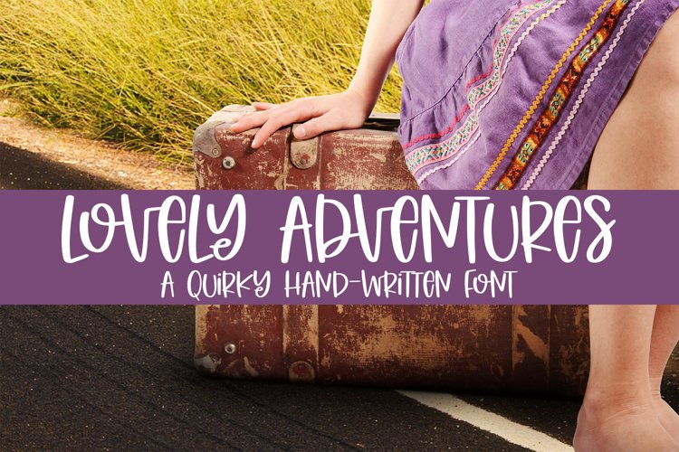 Lovely Adventures - A Quirky Hand-Written Font