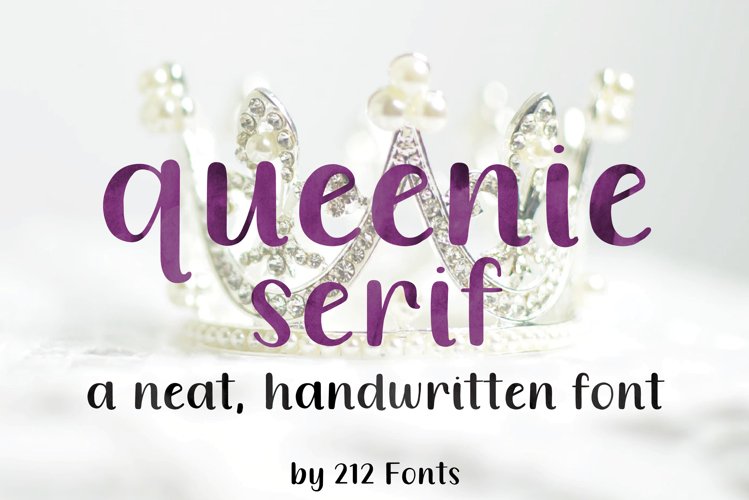 Queenie Serif Handwritten Sans Serif Font