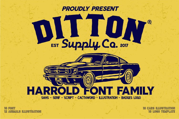 Harrold Font Bundle