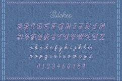 Stitches Font Product Image 6