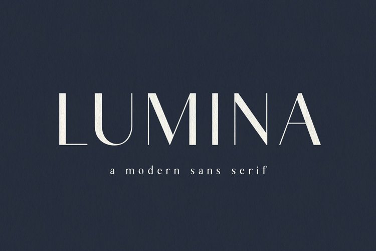 Lumina | Modern Sans Serif