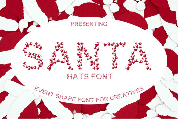Santa Hat Font - A Fun Christmas Font