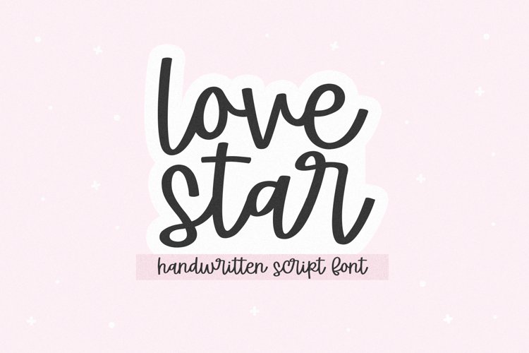 LoveStar - Cute Script Font