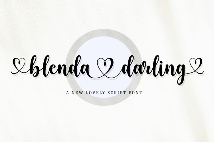 Blenda Darling Lovely Font