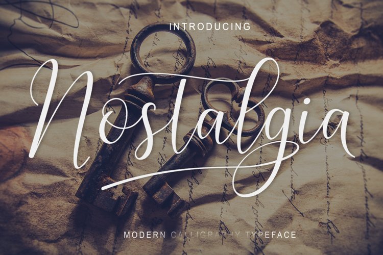 Nostalgia - A Delicate Script Font