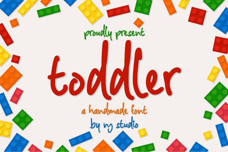 Toddler - A Whimsical Font