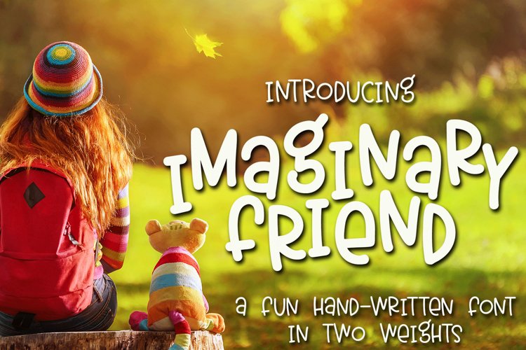 Imaginary Friend - A Fun Hand-Written Font in Two Weights