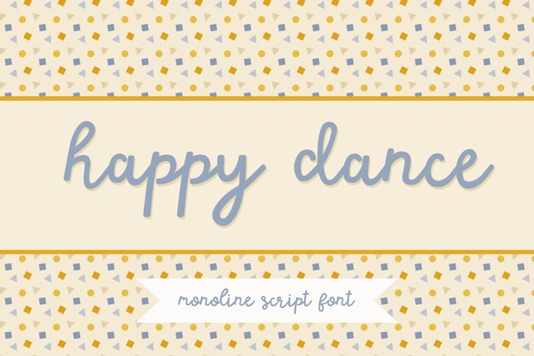 Happy Dance - Clean Monoline Script Font