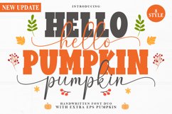 Hello Pumpkin Duo 8 Style UPDATE !!! Product Image 1