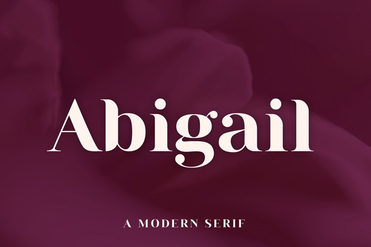Abigail | A Modern Serif