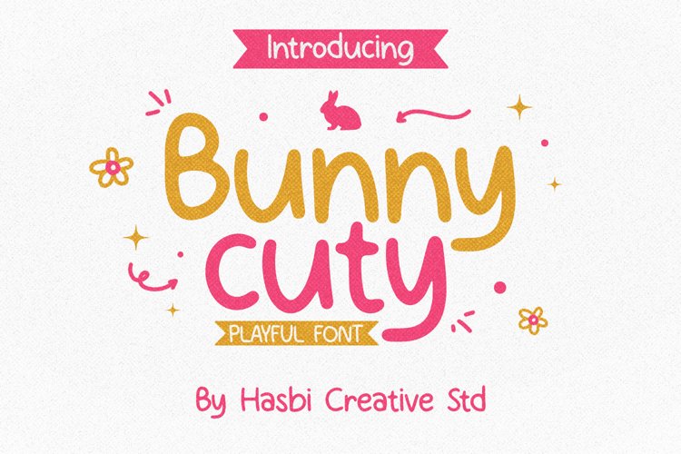 Bunny Cuty - Display Font