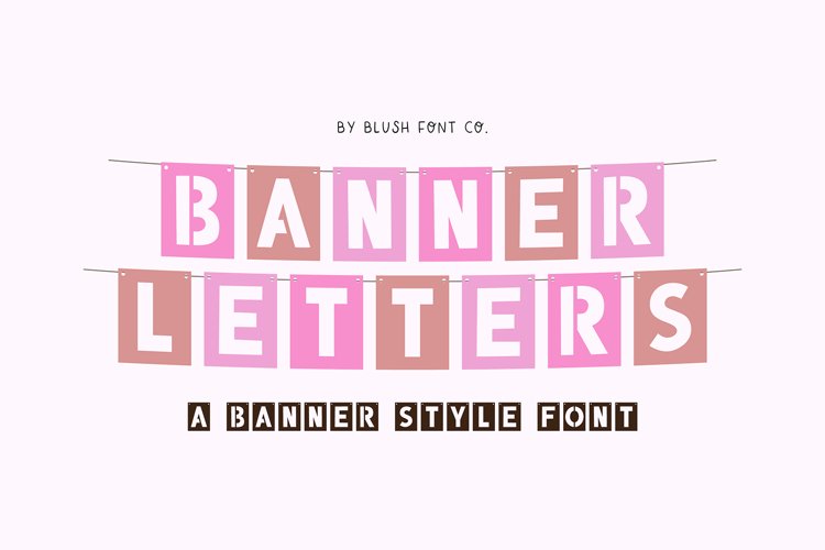 BANNER LETTERS Classroom Birthday Party Sign Font