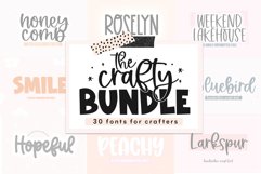 Crafty Font Bundle - 30 Handwritten Fonts for Crafters Product Image 1