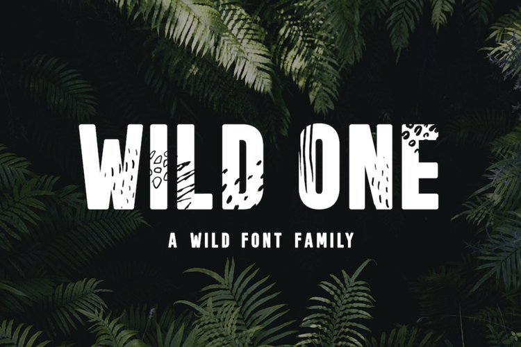 Wild One - A Wild Font Family