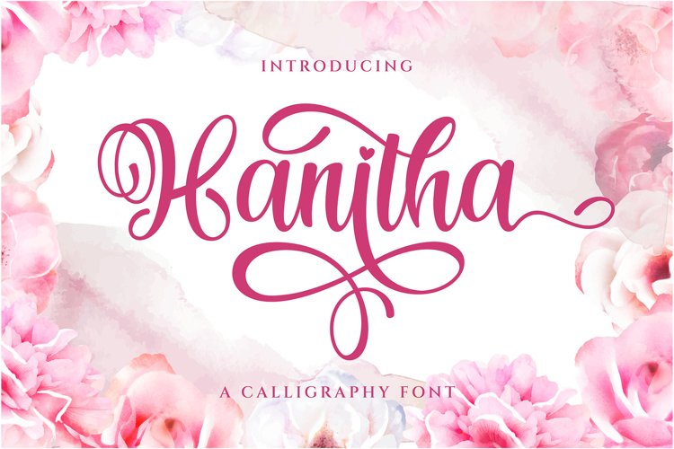 Hanitha - A Fancy Script Font