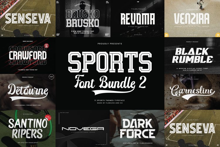 Sports Font Bundle 2