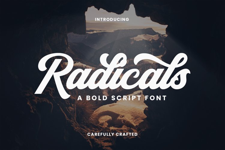 Radicals - A Bold Script Font
