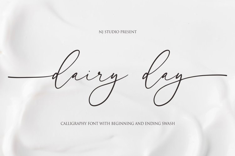 Dairy Day - Fancy Calligraphy Font