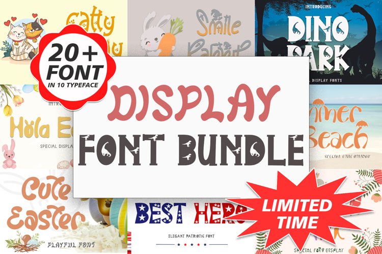 Display Font Bundle