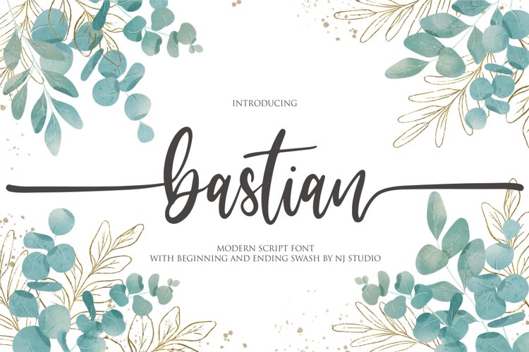 Bastian - A Playful Modern Script Font