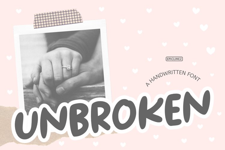 Unbroken - A Bold Handwritten Font