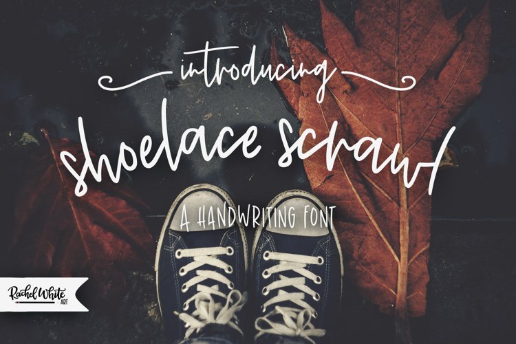 Shoelace Scrawl, a handwriting font