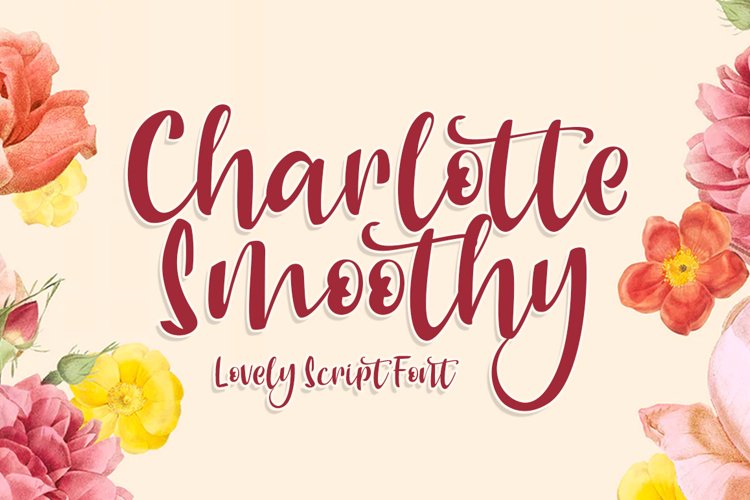 Charlotte Smoothy - A Stunning Script Font