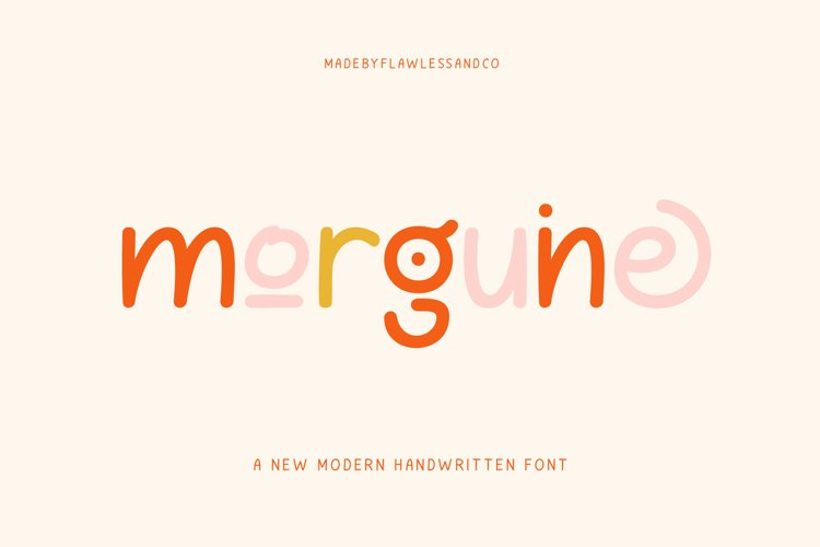 Morguine - Handwritten Font