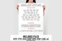 Highland Fonts, Distressed Font, Western Vintage Serif Font Product Image 7