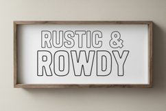 Highland Fonts, Distressed Font, Western Vintage Serif Font Product Image 8