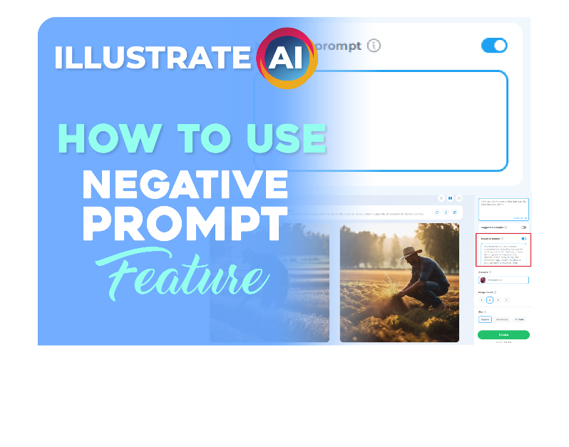 How to use Illustrate AI Negative Prompt Feature