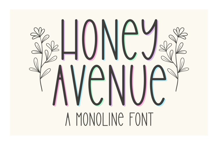 Honey Avenue - A Handwritten Monoline Font